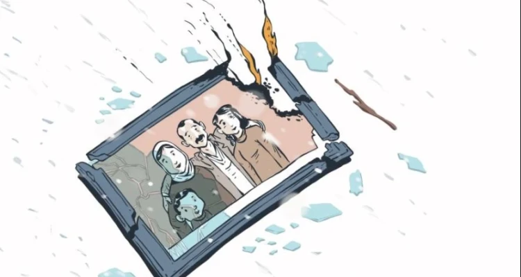 كاريكاتير || الأمم المتحدة : مليون نازح من الشمال السوري منذ ديسمبر الماضي