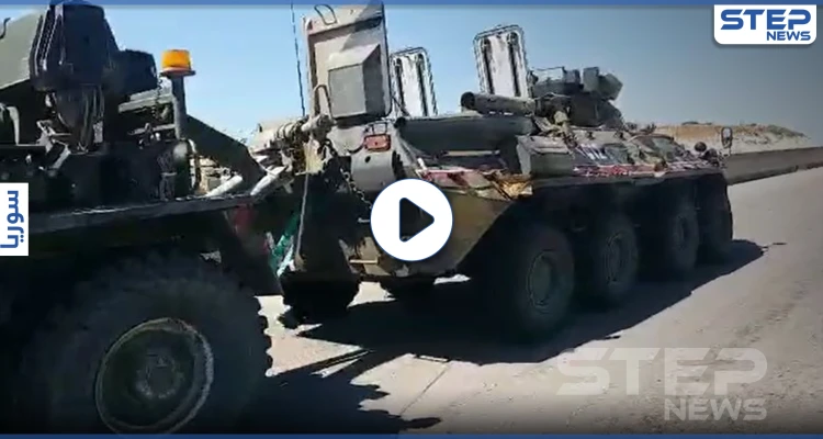 بالفيديو|| انفجار يستهدف الدورية الروسية التركية وعطب عربة روسية على طريق الـ"M4" في إدلب
