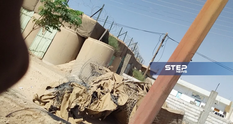 بالصور | ميليشيا قسد تنشئ نقطة عسكرية قرب بلدة عين عيسى بريف الرقة