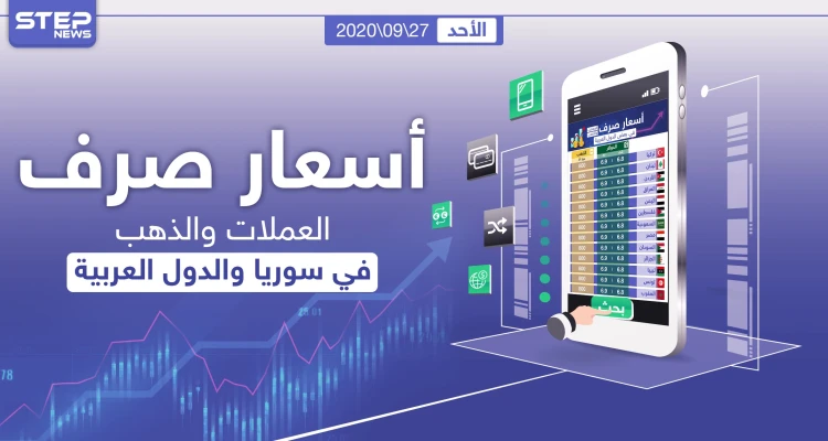 أسعار الذهب والعملات للدول العربية وتركيا اليوم الأحد الموافق 27 أيلول 2020