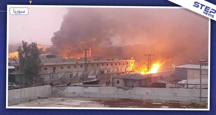 المشاهد الأولى للمفخخة التي ضربت سوق الهال بمدينة عفرين (صور – فيديو)