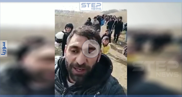 بالفيديو || مئات اللاجئين ينجحون باجتياز الحدود اليونانية برًا.. وآخرين يُمنعون من الدخول بحرًا