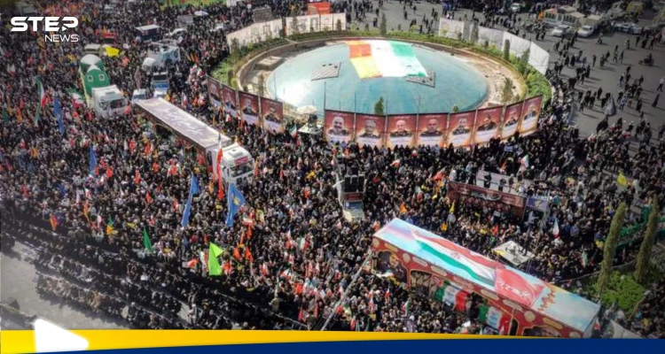 شاهد|| إيران تشييع قادة وعلماء قتلوا في حرب الـ12 يوما.. وسط هتافات مناهضة لأمريكا
