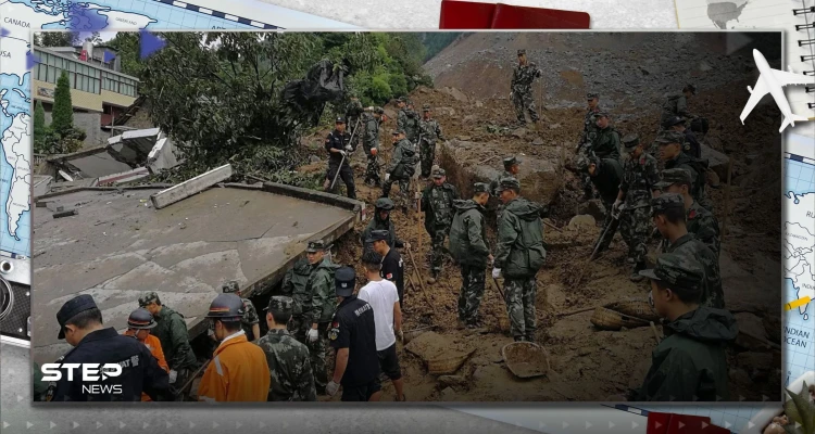 14 قتيلا في انهيار أرضي جنوب غرب الصين