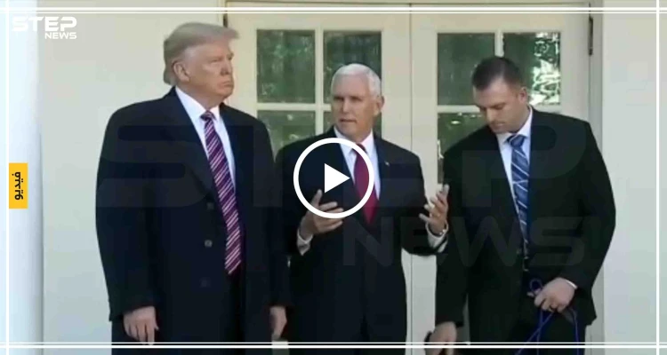 بالفيديو|| ترامب خائفاً من الكلب قاتل البغدادي ويمنحه وساماً وشهادة في البيت الأبيض