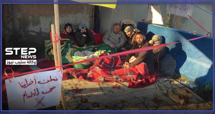 خاص|| حالات إغماء بين سوريين مضربين عن الطعام في طرابلس اللبنانية.. وهذه مطالبهم