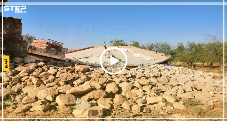 بالفيديو: قسد والتحالف الدولي يُفجّران منزلاً لأحد أبناء العشائر شمال دير الزور