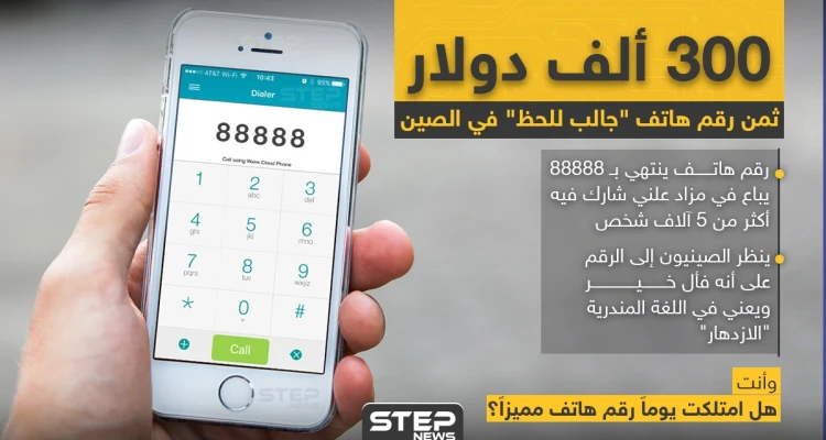 بآلاف الدولارات دُفع ثمن هاتف جالب للحظ في الصين