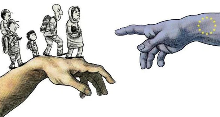 كاريكاتير || اللاجئون السوريون