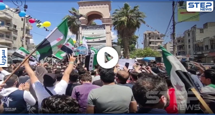 بالفيديو|| مظاهرة حاشدة بـ إدلب تحت عنوان  "عودة المدنيين مسؤولية أممية": أخبار