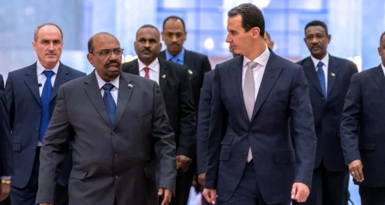 الأسد يستقبل رئيس السودان بدمشق في أول زيارة لرئيس دولة منذ 7 سنوات