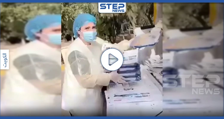 بالفيديو|| فتيات من الأسرة الحاكمة الكويتية يوزعن المساعدات في شوارع الكويت