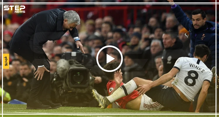 بالفيديو || صدمة قوية لمورينيو على أرض مانشستر يونايتد