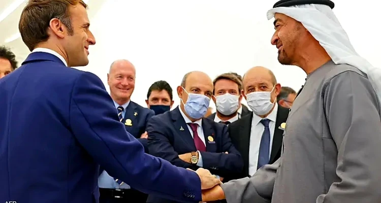 بيان مشترك إماراتي فرنسي يوضّح الاتفاق على عدة قضايا بين ماكرون وبن زايد