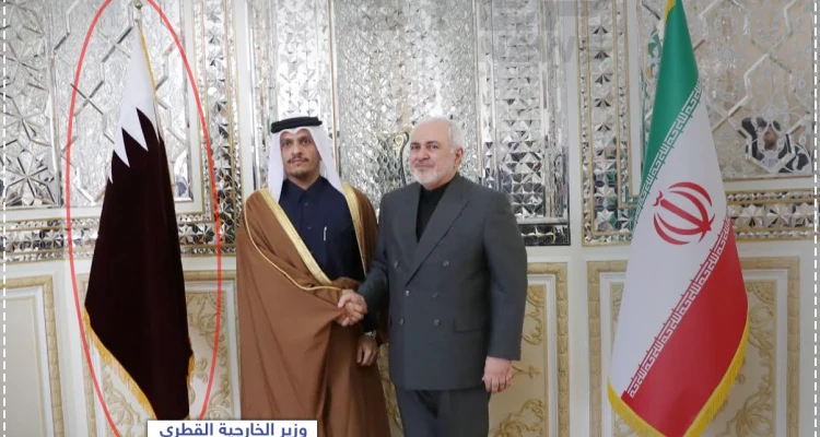 قطر تعزي إيران وتصبغ علم بلادها بالأسود في يوم تشييع قاسم سليماني
