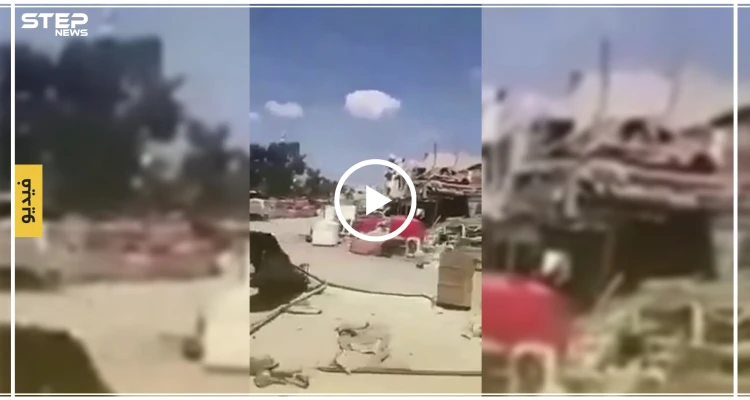 قوات النظام السوري تحوّل سوق مدينة خان شيخون إلى ساحة لجمع مواد "التعفيش" (فيديو)