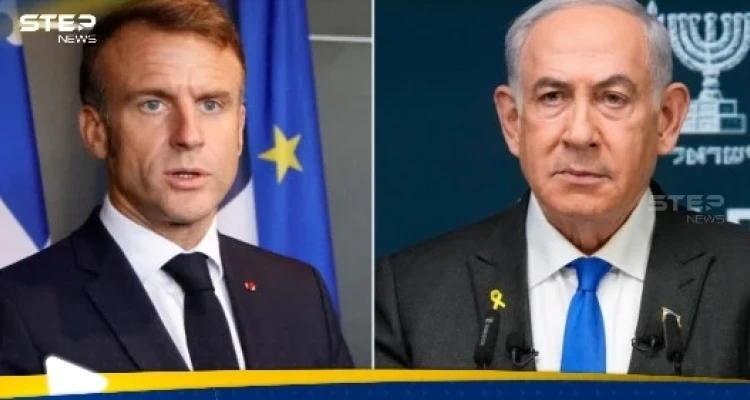 نتنياهو يتهم ماكرون بدعم حركة حماس
