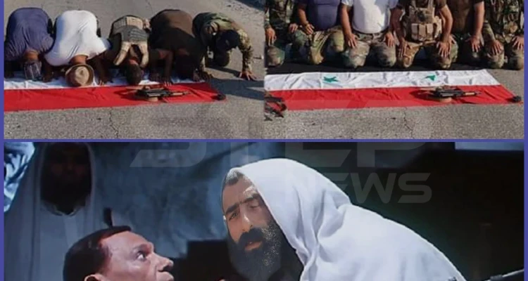 سجدة شكر لقوات النظام وميليشياته بعد دخول خان شيخون!!