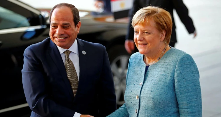 السيسي وميركل يبحثان عدّة قضايا هامّة على رأسها بلد عربي ونووي إيران