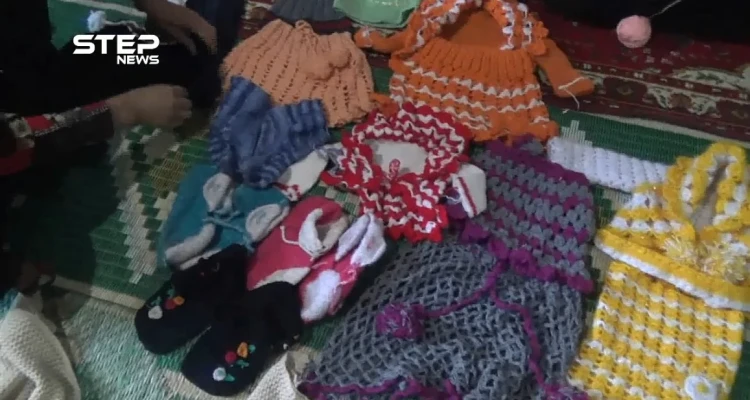 المنسوجات اليدوية في ديرالزور سلاح الأهالي في وجه البرد القارس