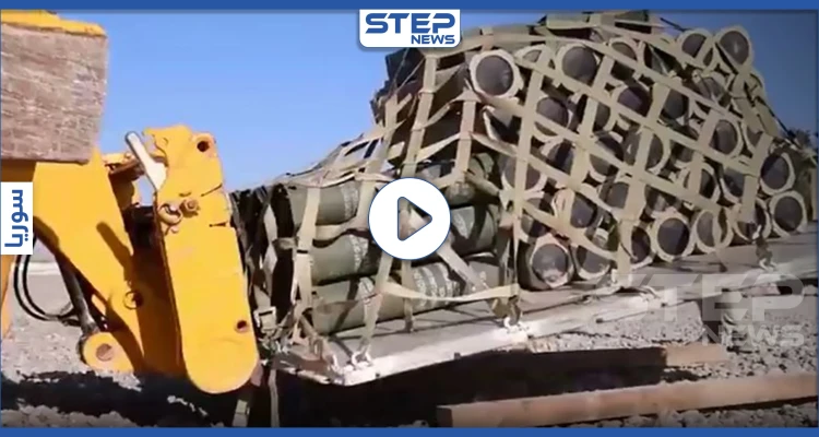 بالفيديو|| التحالف الدولي يستقدم مدافع وصواريخ بعيدة المدى إلى حقول نفطية بدير الزور