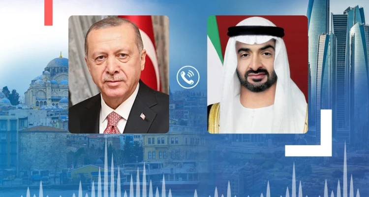 ولي عهد أبو ظبي الشيخ محمد بن زايد يبحث هاتفياً مع أردوغان العلاقات الثنائية... إليك التفاصيل