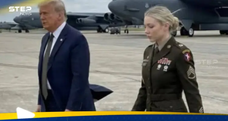 الضابطة الشقراء الأمريكية