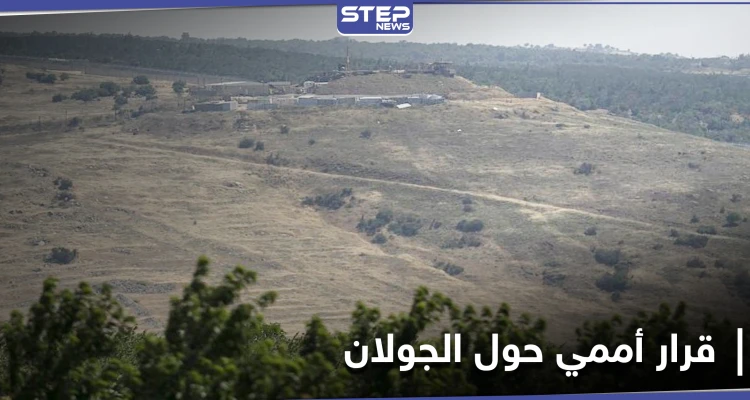قرار أممي جديد حول الجولان ودعوة لاستئناف المحادثات "الإسرائيلية السورية اللبنانية"