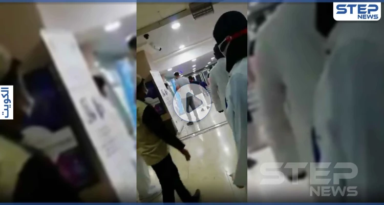 بالفيديو|| شجار بالمقصات والسكاكين بين سوريين وأردنيين وكويتيين في مشفى بالكويت