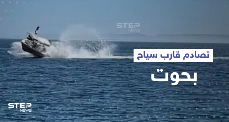 بالفيديو|| تصادم قارب سياح بحوت ضخم ووقوع عدد من الإصابات