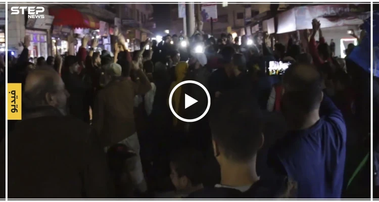 مظاهرة مسائية ضد حكومة الإنقاذ وهيئة تحرير الشام في إدلب