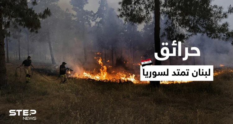 لليوم الثالث.. حرائق ضخمة مستمرة في شمال لبنان وتمتد إلى سوريا (فيديو)