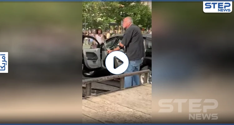 بالفيديو || شبيح يظن نفسه "روبن هود" بـ المظاهرات الأمريكية.. والحرس الوطني يحسب نفسه بسوريا