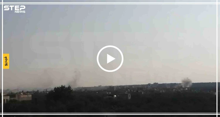 شاهد القصف المدفعي على قرى وبلدات ريف إدلب الجنوبي