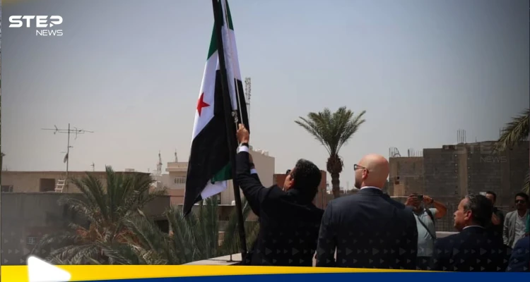 رفع العلم السوري في ليبيا بعد 13 سنة من قطع العلاقات