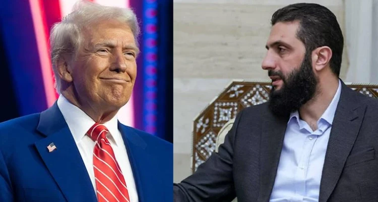 بدء لقاء ترامب وأحمد الشرع في السعودية