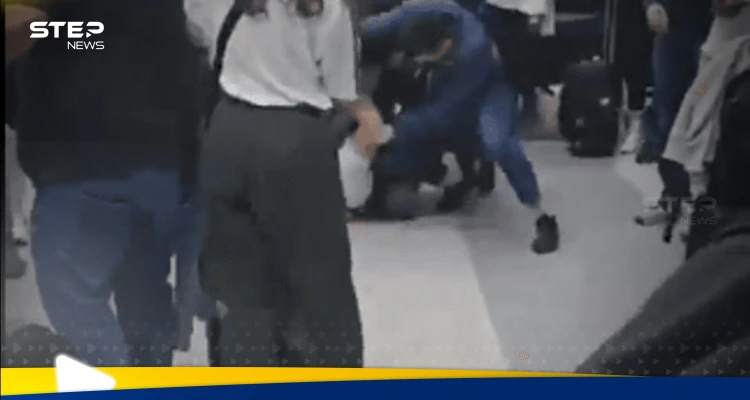 شاهد|| ماذا يجري هناك.. ضرب وسحل في مطار بيروت والسبب غير متوقع