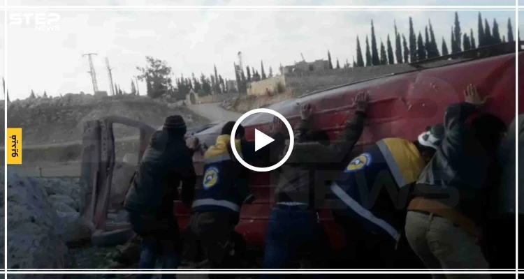 بالفيديو|| قتلى وإصابات بمجزرة جديدة ارتكبتها طائرات النظام السوري على طرق النازحين بحلب