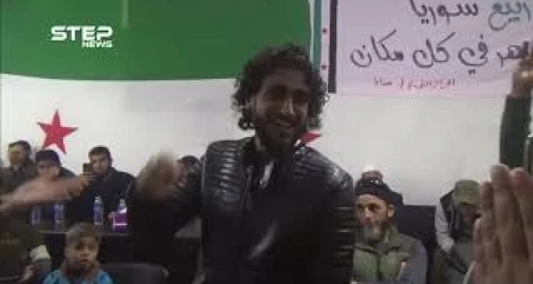 الحراك الثوري في حماة يقيم احتفالية شمال إدلب في ذكرى انطلاق الثورة السورية