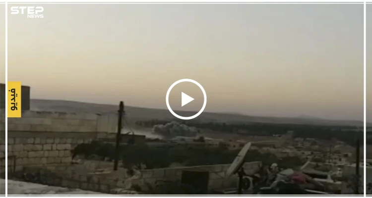 قصف جوي يوقع قتلى مدنيين بجسر الشغور.. ويخرج مركز الدفاع المدني عن الخدمة(فيديو)