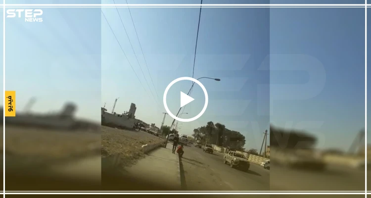 كاميرا ستيب ترصد دخول تعزيزات عسكرية مرسلة من مجلس الطبقة العسكري لميليشيا قسد