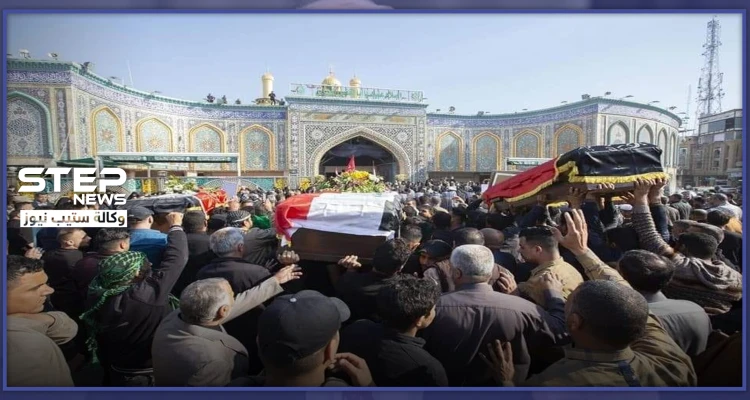 بالصور || كربلاء تُشيّع قتلى الحادث المروري بدمشق.. والنظام السوري يزيل "حاجز القطيفة" المُسبب
