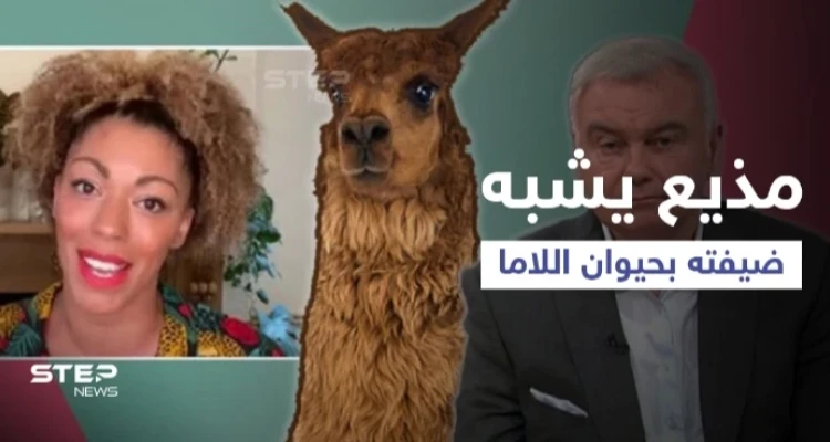بالفيديو|| مذيع يثير الجدل بعد أن شبه ضيفته من أصول إفريقية ب حيوان اللاما.. شاهد ردة فعلها
