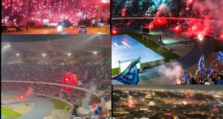 شاهد احتفالات مجنونة في مدينة نابولي بعد التتويج بلقب الدوري