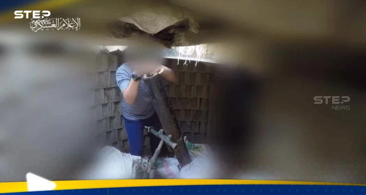 يتناوبون على تلقيمه.. القسام تبث مشاهد لدك تحشدات إسرائيلية بقذائف الهاون