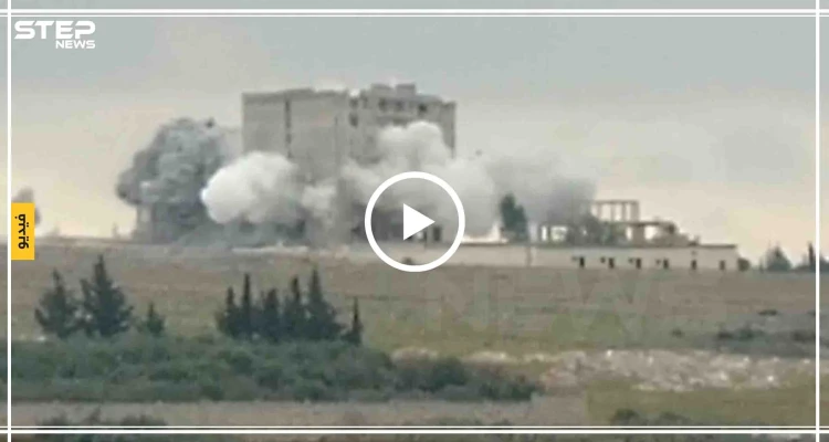 بالفيديو|| الطيران الحربي الروسي يستهدف فندقًا بريف حلب الغربي.. ويدمره بشكل تام