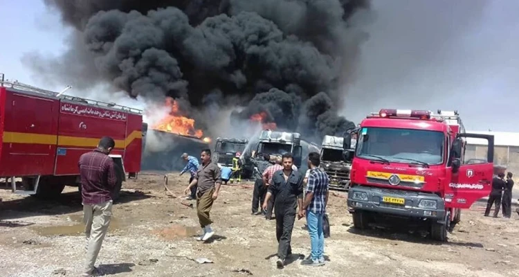 حريق آخر في مصنع للبتروكيماويات جنوب غربي إيران