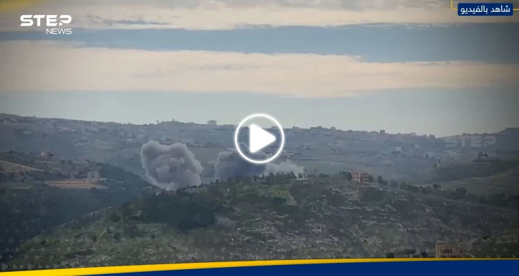 شاهد|| إسرائيل تلقي مناشير في أجواء بلدة لبنانية.. وتقصف بشكل "كبير وغير عادي" مناطق بالجنوب