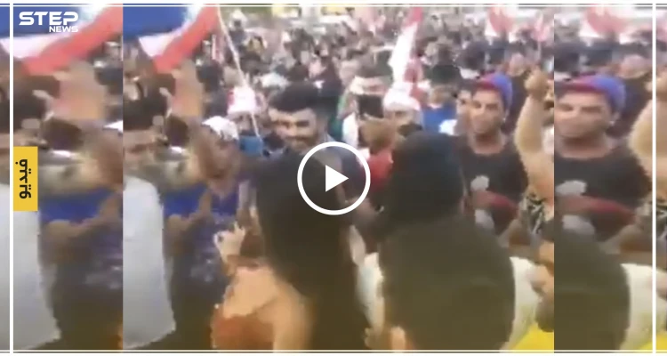 شاهد بالفيديو | راقصة تشعل مظاهرات لبنان