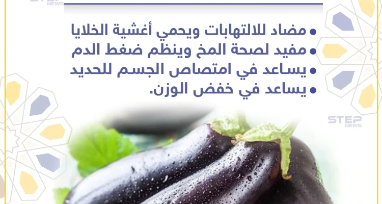 معلومة رمضانية - فوائد الباذنجان